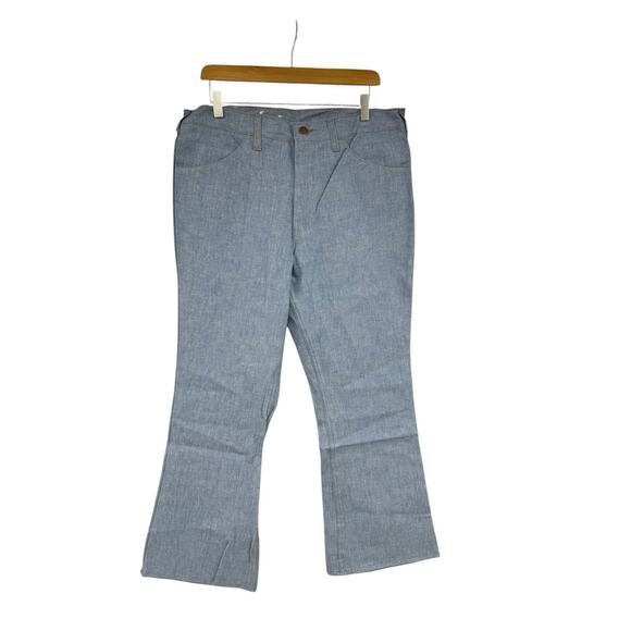 Vintage JCPenney The Flare Jean Light Wash Denim Men’s Size 36X29 New - Picture 2 of 6